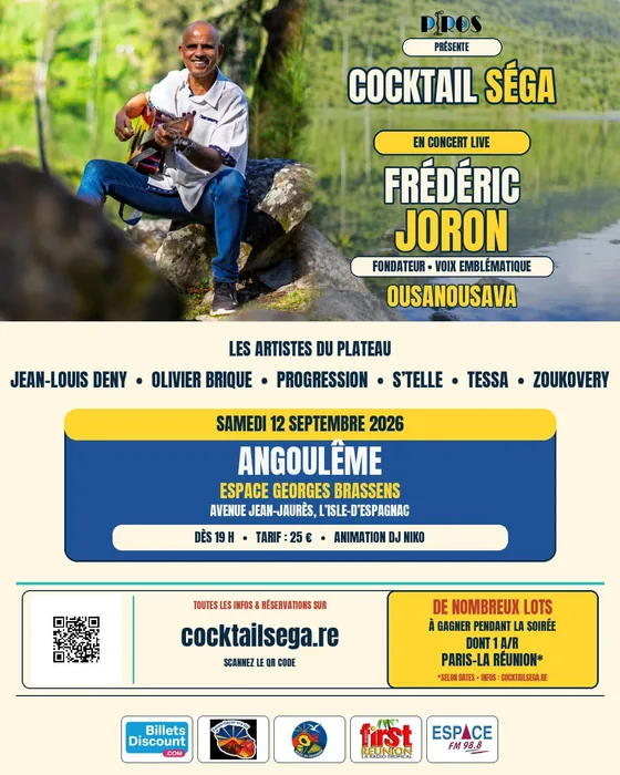 Affiche Cocktail Séga · Angoulême