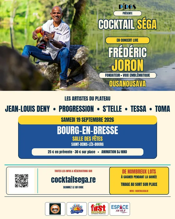 Affiche Cocktail Séga · Bourg-en-Bresse