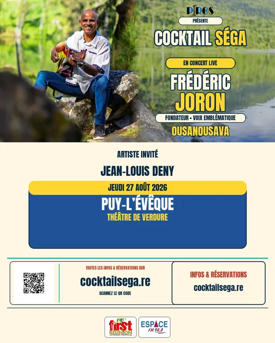 Affiche Cocktail Séga · Puy-l'Évêque
